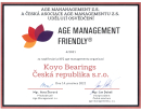 Získali jsme osvědčení AGE MANAGEMENT FRIENDLY COMPANY