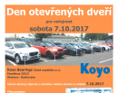 DEN OTEVŘENÝCH DVEŘÍ - SOBOTA 7.10.2017