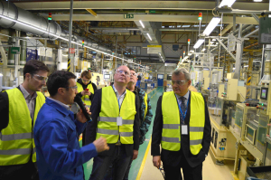 Prezident Hospodářské komory Vladimír Dlouhý navštívil náš závod