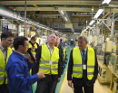 Prezident Hospodářské komory Vladimír Dlouhý navštívil náš závod